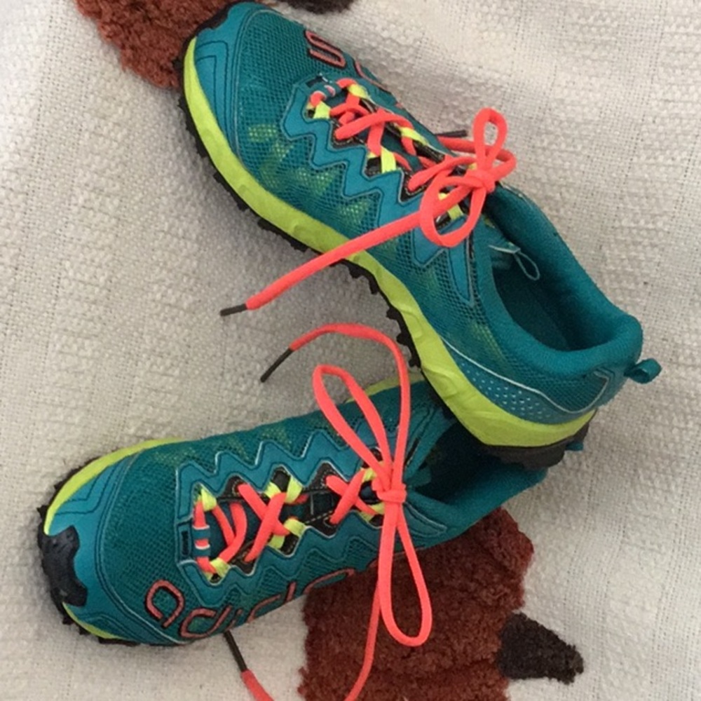 Adidas sneakers green-orange-yellow